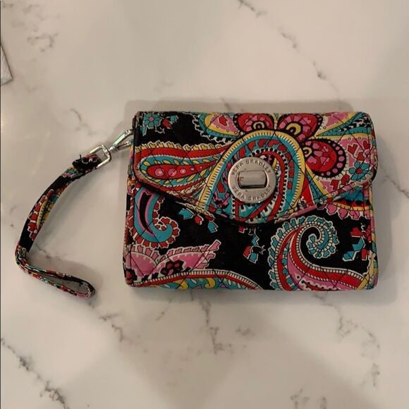 Vera Bradley "Parisian Paisley" Wallet - Picture 2 of 5